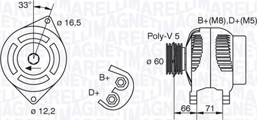 Magneti Marelli 063321606010 - Alternator furqanavto.az