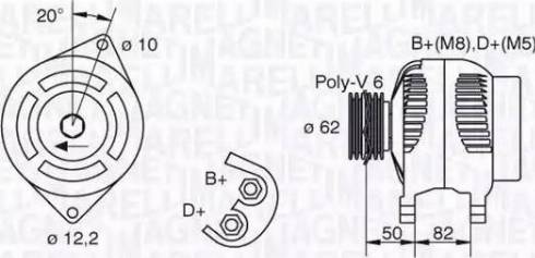 Magneti Marelli 063321618010 - Alternator furqanavto.az