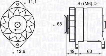 Magneti Marelli 063321041010 - Alternator furqanavto.az