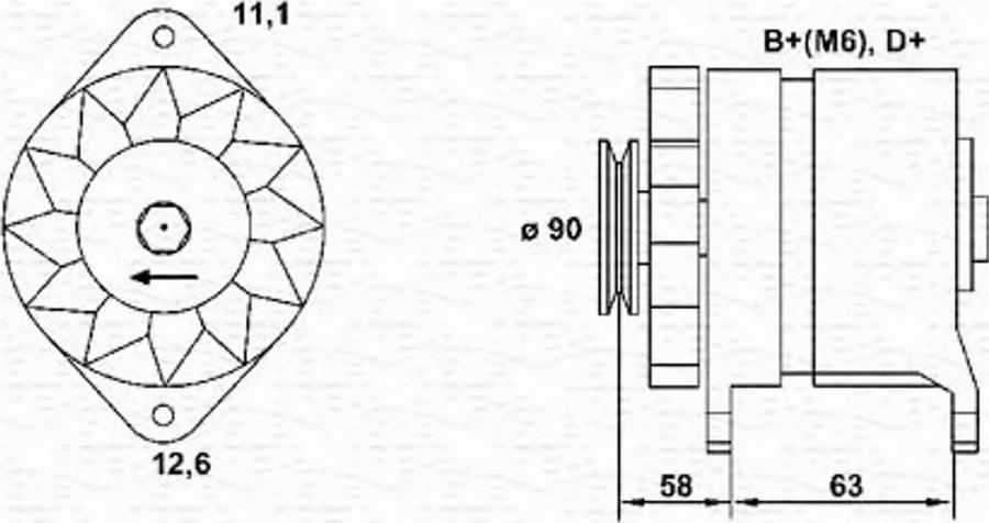 Magneti Marelli 063321019010 - Alternator furqanavto.az