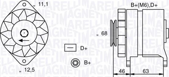 Magneti Marelli 063321021010 - Alternator furqanavto.az