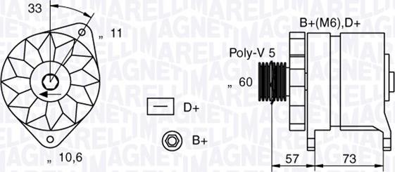 Magneti Marelli 063321156010 - Alternator furqanavto.az