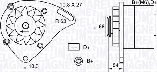 Magneti Marelli 063321165010 - Alternator furqanavto.az