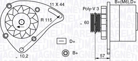 Magneti Marelli 063321173010 - Alternator furqanavto.az