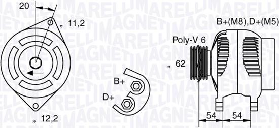 Magneti Marelli 063730028010 - Alternator furqanavto.az