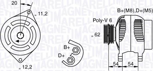 Magneti Marelli 063321807010 - Alternator furqanavto.az