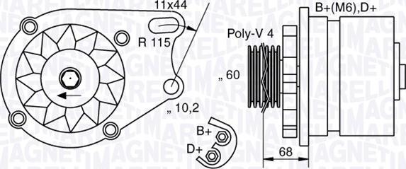 Magneti Marelli 063321747010 - Alternator furqanavto.az