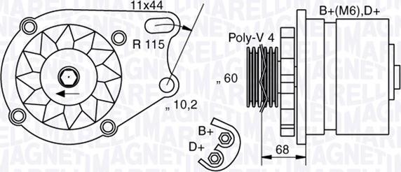 Magneti Marelli 063321761010 - Alternator furqanavto.az