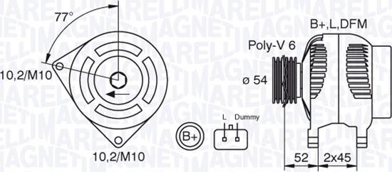 Magneti Marelli 063321734010 - Alternator furqanavto.az