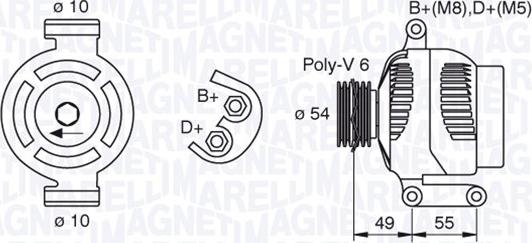 Magneti Marelli 063377494010 - Alternator furqanavto.az