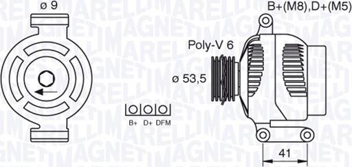 Magneti Marelli 063377495010 - Alternator furqanavto.az