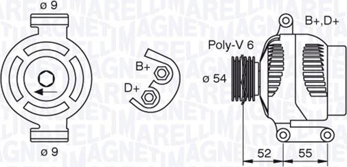 Magneti Marelli 063377493010 - Alternator furqanavto.az