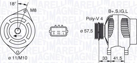 Magneti Marelli 063377442010 - Alternator furqanavto.az