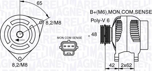 Magneti Marelli 063377409010 - Alternator furqanavto.az