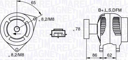 Magneti Marelli 063377414010 - Alternator furqanavto.az