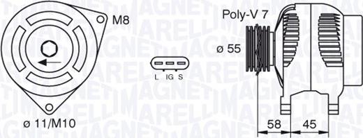 Magneti Marelli 063377434010 - Alternator furqanavto.az