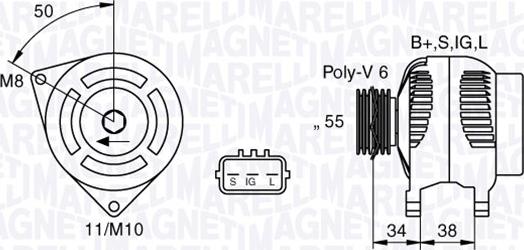 Magneti Marelli 063377432010 - Alternator furqanavto.az