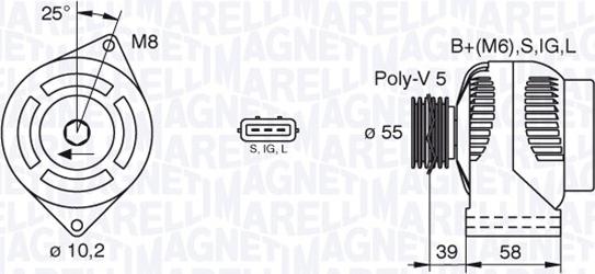 Magneti Marelli 063377437010 - Alternator furqanavto.az