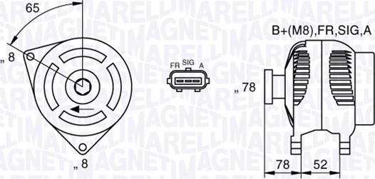 Magneti Marelli 063377421010 - Alternator furqanavto.az