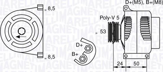 Magneti Marelli 063377006010 - Alternator furqanavto.az