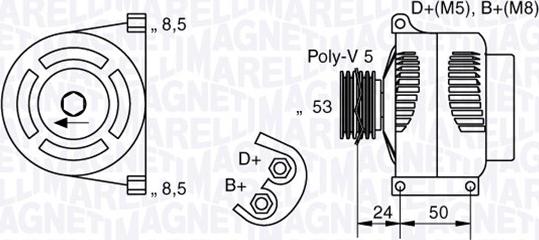 Magneti Marelli 063377002010 - Alternator furqanavto.az