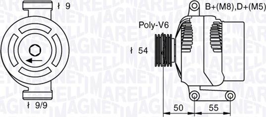 Magneti Marelli 063377019010 - Alternator furqanavto.az