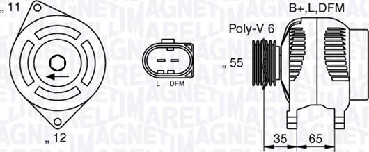 Magneti Marelli 063377014010 - Alternator furqanavto.az