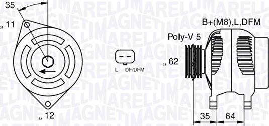 Magneti Marelli 063377015010 - Alternator furqanavto.az