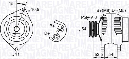 Magneti Marelli 063377016010 - Alternator furqanavto.az