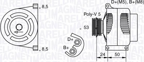 Magneti Marelli 063377010010 - Alternator furqanavto.az