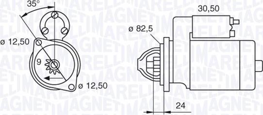 Magneti Marelli 063296843010 - Başlanğıc furqanavto.az