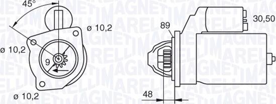 Magneti Marelli 063206834010 - Başlanğıc furqanavto.az