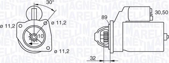 Magneti Marelli 063207145010 - Başlanğıc furqanavto.az