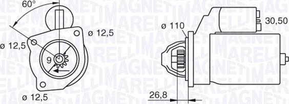 Magneti Marelli 063216731010 - Başlanğıc furqanavto.az