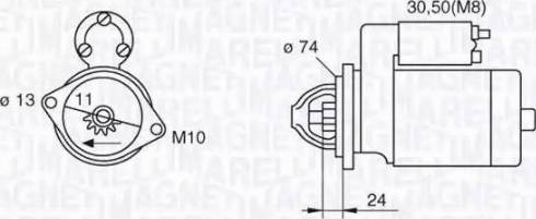 Magneti Marelli 063280059010 - Başlanğıc furqanavto.az