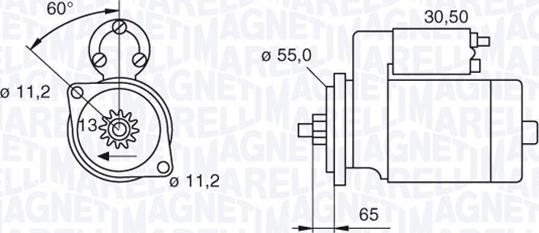 Magneti Marelli 063280051010 - Başlanğıc furqanavto.az