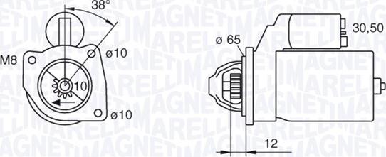 Magneti Marelli 063280060010 - Başlanğıc furqanavto.az