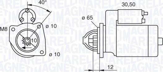 Magneti Marelli 063280062010 - Başlanğıc furqanavto.az