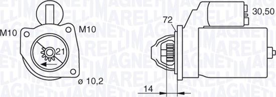 Magneti Marelli 063280006010 - Başlanğıc furqanavto.az