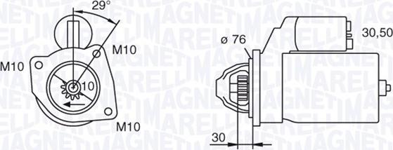 Magneti Marelli 063280010010 - Başlanğıc furqanavto.az