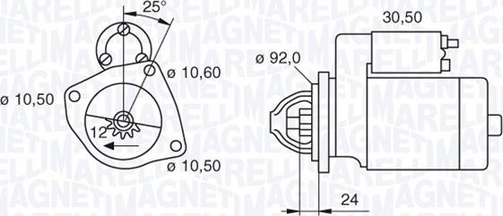 Magneti Marelli 063280020010 - Başlanğıc furqanavto.az