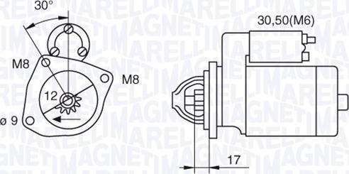 Magneti Marelli 063280021010 - Başlanğıc furqanavto.az