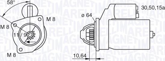 Magneti Marelli 063223101010 - Başlanğıc furqanavto.az