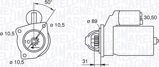 Magneti Marelli 063227602010 - Başlanğıc furqanavto.az