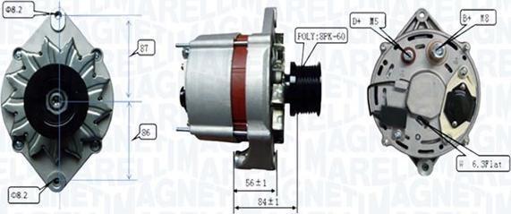 Magneti Marelli 063739067010 - Alternator furqanavto.az