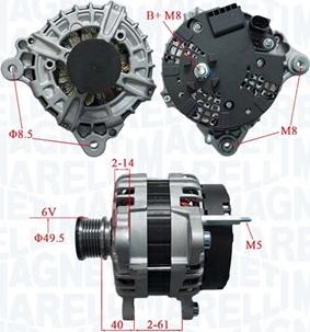 Magneti Marelli 063736195010 - Alternator furqanavto.az