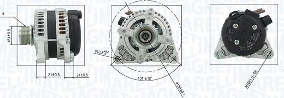 Magneti Marelli 063736372010 - Alternator furqanavto.az