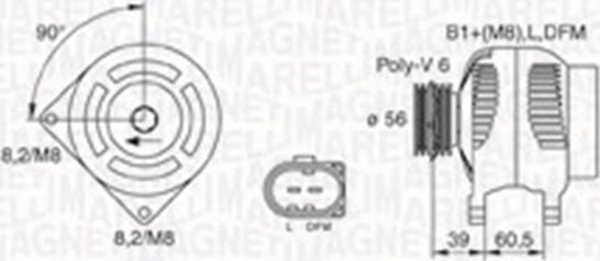 Magneti Marelli 063731446010 - Alternator furqanavto.az