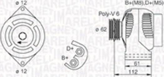 Magneti Marelli 063731884010 - Alternator furqanavto.az