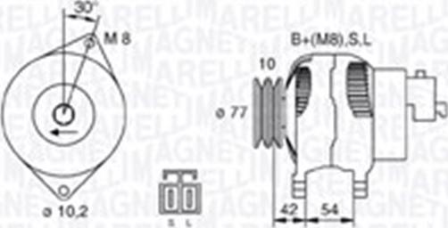 Magneti Marelli 063730015010 - Alternator furqanavto.az